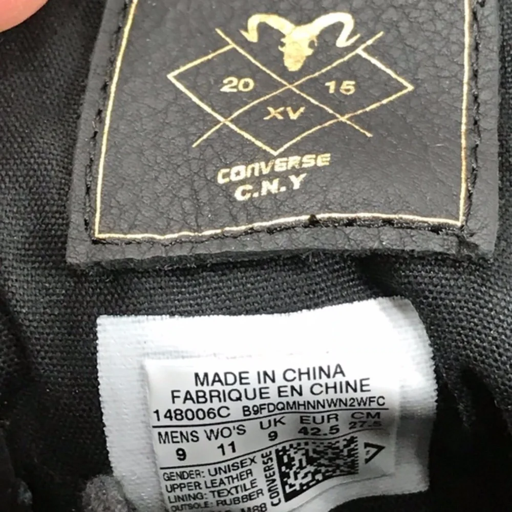 Converse CT Hi CNY 2015 Year of‎ Goat Black Met Gold Shoes - Picture 7 of 8